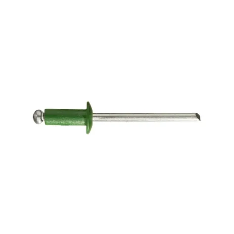 Заклепка вытяжная 3,2х8 RAL6002 (светло-зел.), AL/ST