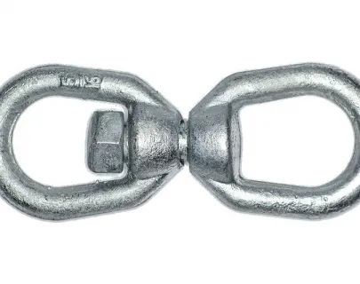 Вертлюг петля-петля М8-5/16, цинк
