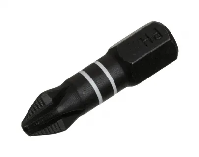 Бита крестовая PН 3х25 для больших нагрузок Cobalt Mn (черная)