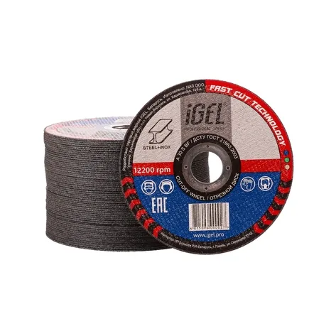 Круг отрезной по металлу 180х1.8х22.23 IGEL