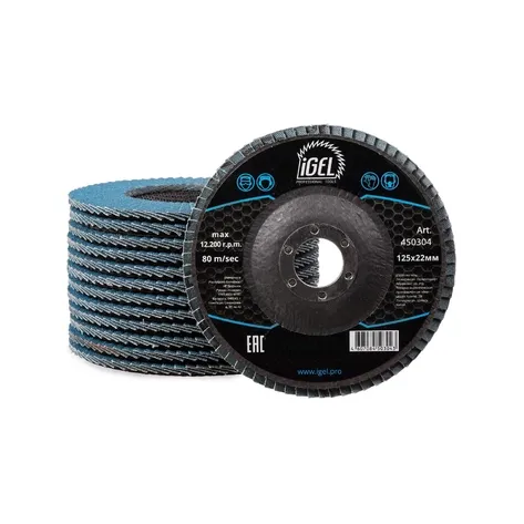 Круг лепестковый ZA 125х22мм GRIT 60 IGEL