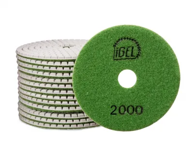 Гибкий полировальный алмазный диск 100мм GRIT 2000 IGEL