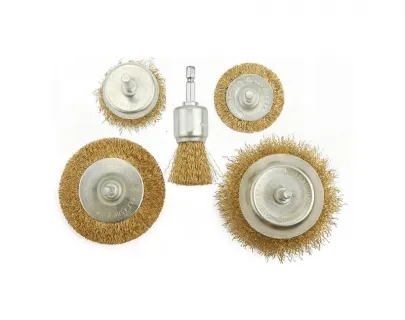 Набор проволочных щеток - насадок на дрель, 5 предм. Tolsen