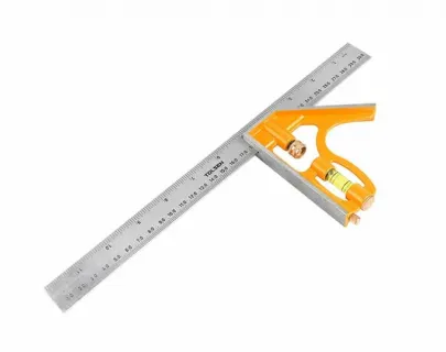 Угольник комбинированный с уровнем Tolsen 300 мм