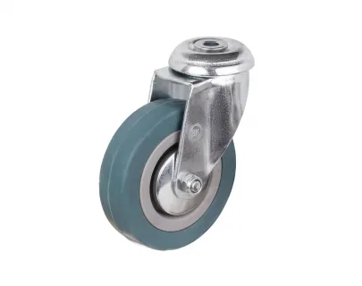 Колесо поворотное под болт М10 БИРЮЗА, размер 100х26 /SCHG42