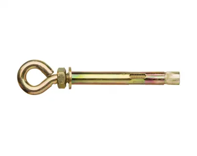 Анкерный болт  10х100 с кольцом, цинк.