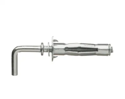 Металл. дюбель МОЛЛИ 4х32 (3-12) L крюк, цинк