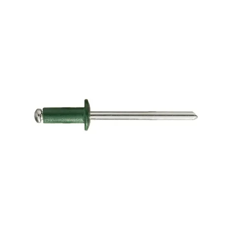 Заклепка вытяжная 4,8х12 RAL6005 (зеленый), AL/ST