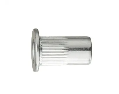 Заклепка-гайка фланец М4, сталь с насечкой