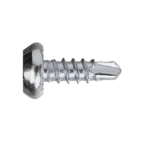 Саморез для металла (клоп) со сверлом 3,5х11, бел цинк