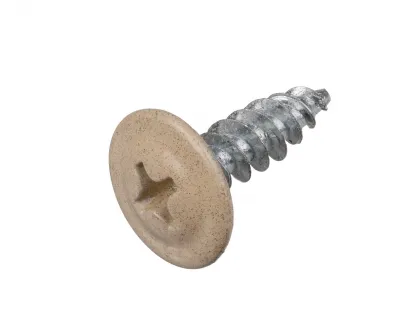 Саморез с прессшайбой 4,2х16 RAL1014/цинк (бежевый)