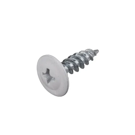 Саморез с прессшайбой 4,2х16 RAL9003/цинк (сигнально-белый)
