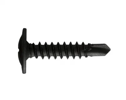 Саморез с прессшайбой  сверло, черный 4,2х16  ТАЙВАНЬ