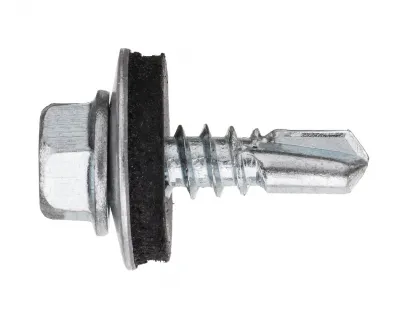 Саморез кровельный по металлу 6,3х19, цинк
