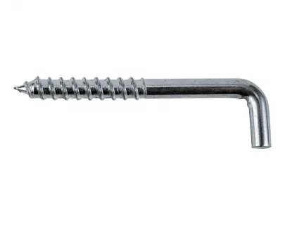 Металлический прямоугольный крючок 3х40, цинк