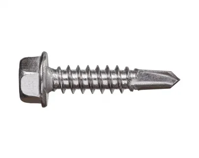 Саморез шестигр с пресшайбой, сверлом DIN7504 6,3х25 А2-К