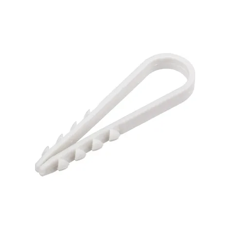 Дюбель-хомут (белый) 11-18  100шт, нейлон
