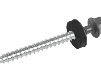 Саморез кровельный по дереву 4,8х70 RAL7024/цинк (графитово-серый)