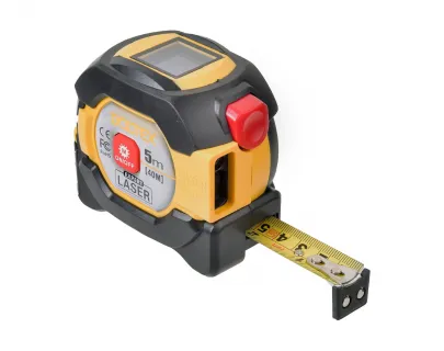 Рулетка с лазерным дальномером  5мх19мм х40м