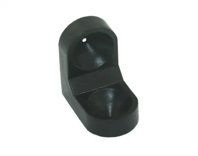 Уголок мебельный 25*25*16 пластмасса черный