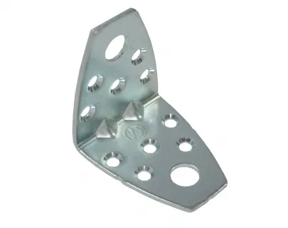 Уголок крепежный усил. 50х50х40х2,0 с зенковкой, цинк