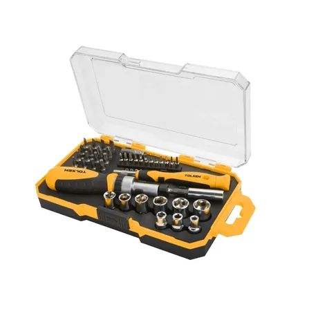 Отвертка с набором бит  Tolsen (42 предмета)