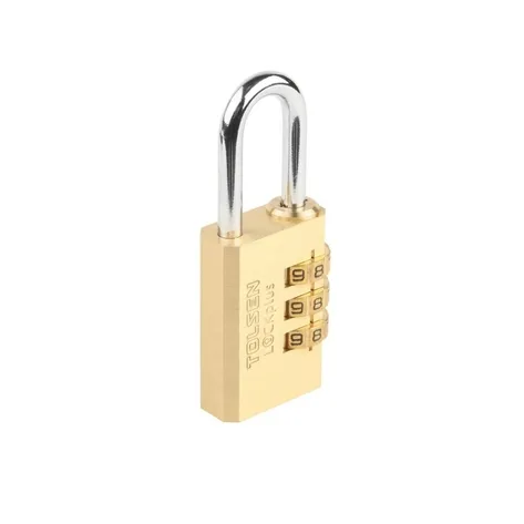 Навесной замок латунный кодовый 30 мм Tolsen