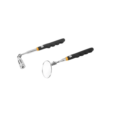 Набор для подъема инструмента: телескопическая ручка с магнитом и зеркало, Tolsen