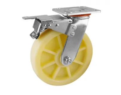 Колесо поворотное, полиуретан с фикс. Tolsen 125 мм