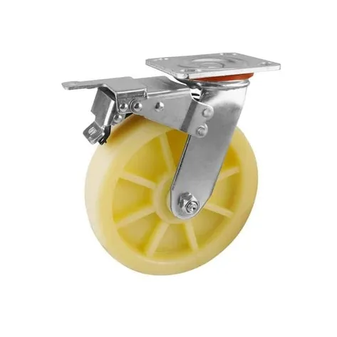 Колесо поворотное, полиуретан с фикс. Tolsen 190 мм