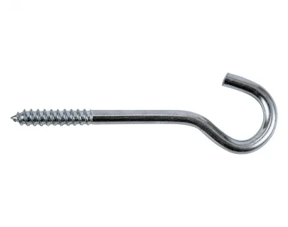 Металлический полукруглый крючок 4х70, цинк