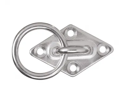 Скоба стационар. ромбообраз. осн, кольцо ART8265 5мм А2