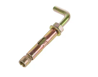 Анкерный болт  10 х 60 с Г-образным крюком, цинк.