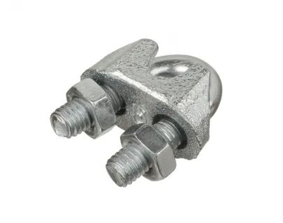 Зажим для стальных канатов DIN 741 4 мм, цинк