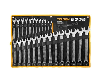Набор ключей комбинированных в чехле 26предм  Tolsen