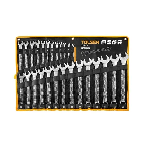 Набор ключей комбинированных в чехле 26предм  Tolsen