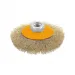 Щетка шлиф для УШМ коническая 100мм гофр проволока INDUSTRIAL Tolsen