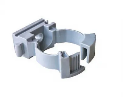 Клипса для труб 32 мм с замком, нейлон