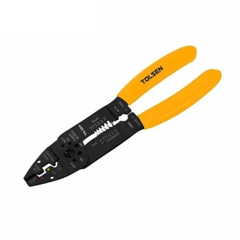 Клещи для зачистки и обжима проводов 215 мм Tolsen