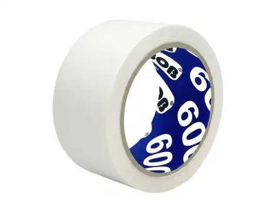 Клейкая лента упаковочная 48мм х 66м UNIBOB600 (белая)