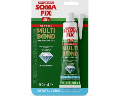 Клей гибридный прозрачный SOMAFIX MULTIBOND  50 мл